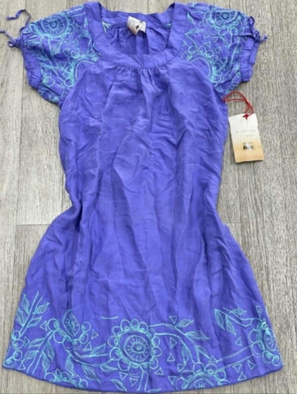 Da-Nang 100% Silk Surplus Indo-Chine Vintage Tunic Dress